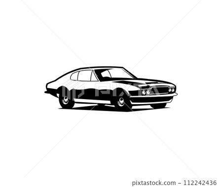1964 Aston Martin. isolated white background shown from the side. best for logos. 1964 Aston Martin. isolated white background shown from the side. best for logos. 112242436