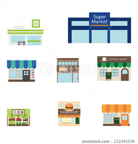 商店圖示可愛 112242530