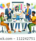 A businessman meeting in the office 112242751