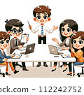 A businessman meeting in the office 112242752