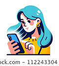person using smartphone 112243304