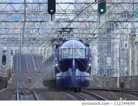 Nankai's Airport Express Rapit runs near Tengachaya Station Nankai's Airport Express Rapit runs near Tengachaya Station 112244699