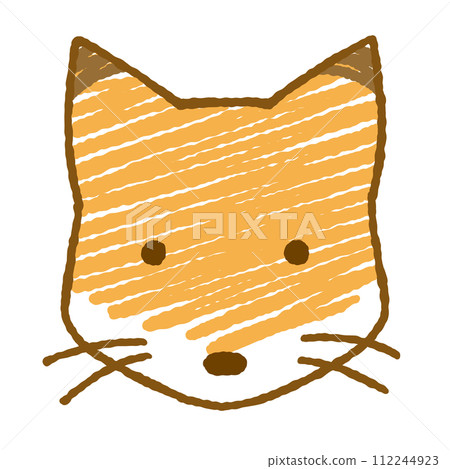 simple fox illustration simple fox illustration 112244923