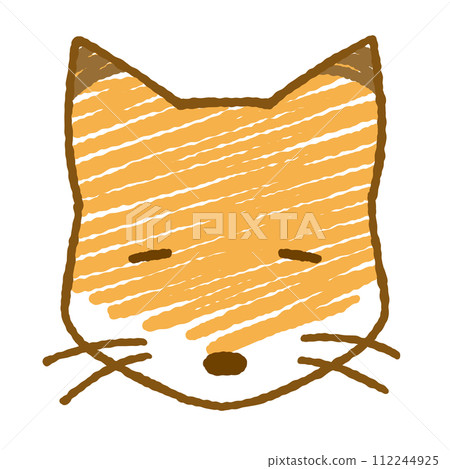 simple fox illustration simple fox illustration 112244925