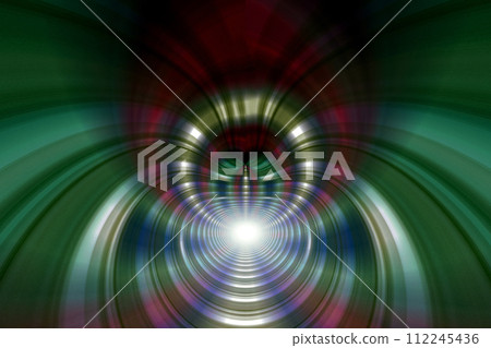 外太空扭曲圖像的背景材料（蟲洞/黑洞圖像） 112245436