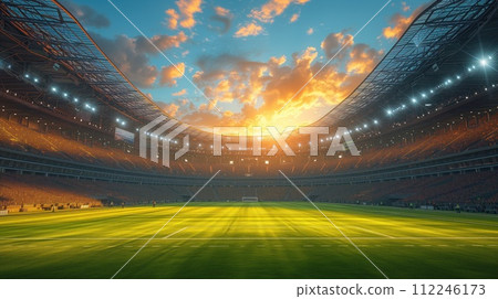 football stadium inside view football stadium inside view 112246173