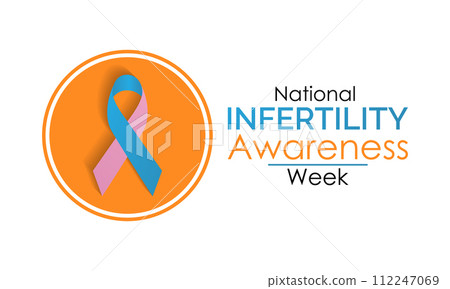 National Infertility Awareness Week Observed every year of April 21th-27th, Vector banner, flyer, poster and social medial template design. 112247069