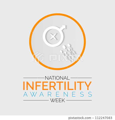 National Infertility Awareness Week Observed every year of April 21th-27th, Vector banner, flyer, poster and social medial template design. 112247083