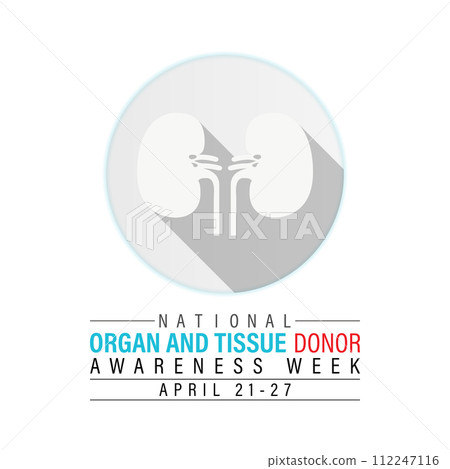 National Organ and Tissue Donor Awareness Week Observed every year of April 21-27th, Vector banner, flyer, poster and social medial template design. National Organ and Tissue Donor Awareness Week Observed every year of April 21-27th, Vector banner, flyer, poster and social medial template design. 112247116