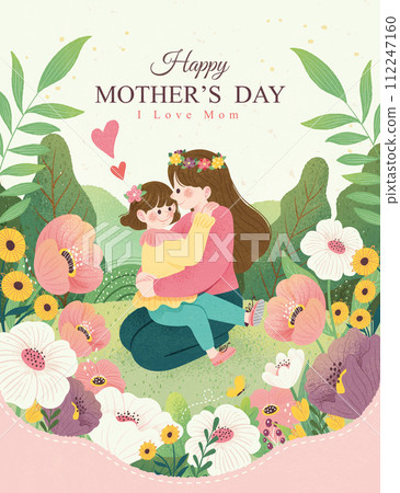 Lovely Mother's day poster Lovely Mother's day poster 112247160