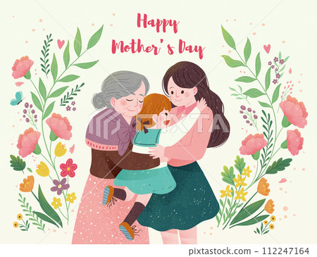Heart warming Mother's day card Heart warming Mother's day card 112247164