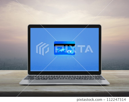 Online e-payment concept, Elements of this image furnished by NASA 112247314