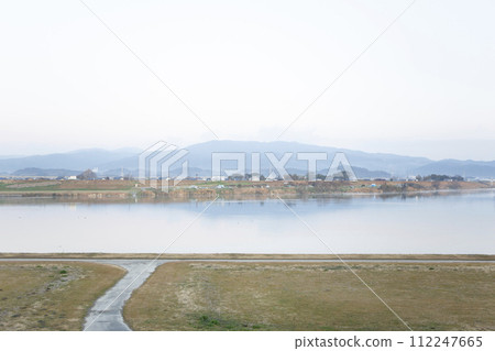 從久留米城遺址看到的築後川風景 112247665