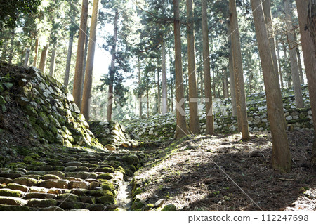 Stone wall of Nanao Castle 112247698