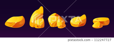 Gold nugget for mine and treasure Gold nugget for mine and treasure 112247727