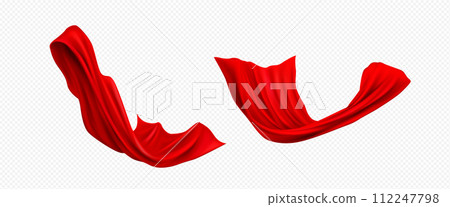 Red superhero cloak set 112247798