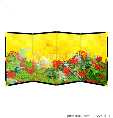 南天金色屏風 112249104