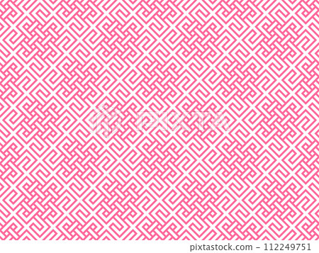 The geometric pattern with lines. Seamless vector background. White and pink texture. Graphic modern pattern. Simple lattice graphic design The geometric pattern with lines. Seamless vector background. White and pink texture. Graphic modern pattern. Simple lattice graphic design 112249751
