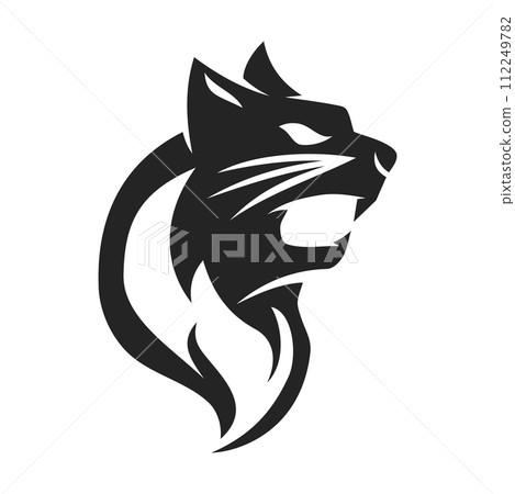 Cat Logo template Isolated. Brand Identity. Icon Abstract Vector graphic Cat Logo template Isolated. Brand Identity. Icon Abstract Vector graphic 112249782