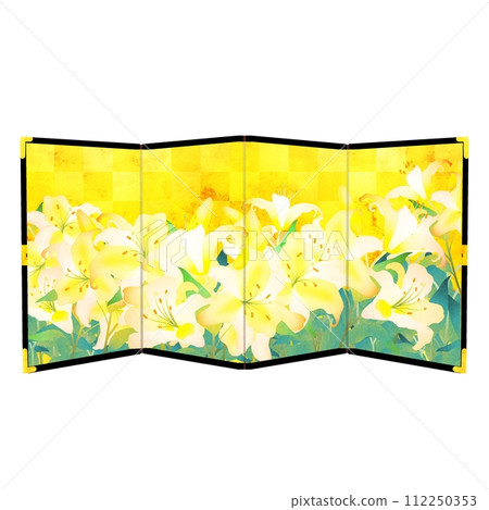 百合金屏風 112250353