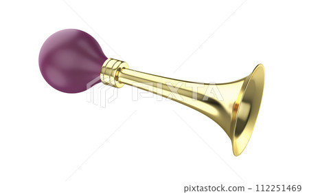 Golden bicycle bulb horn 112251469