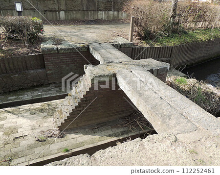 Both gutters of the former Mizomiya side of the Eren Canal Both gutters of the former Mizomiya side of the Eren Canal 112252461