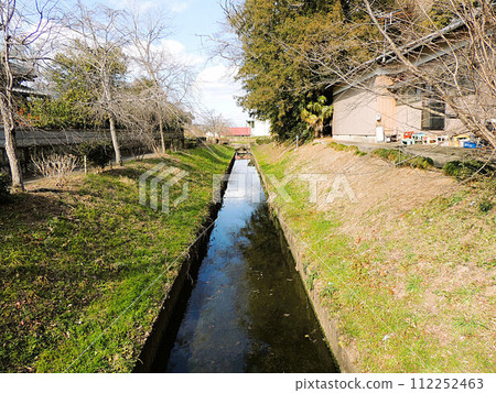 Both gutters of the former Mizomiya side of the Eren Canal Both gutters of the former Mizomiya side of the Eren Canal 112252463