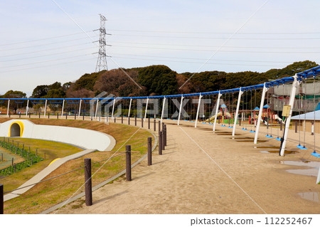 響灘綠色公園 福岡縣 北九州若松公園鞦韆 世界最長的鞦韆 112252467