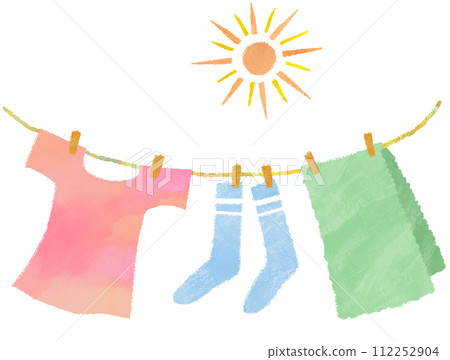 洗淨，懸掛晾乾，在陽光下晾乾 112252904