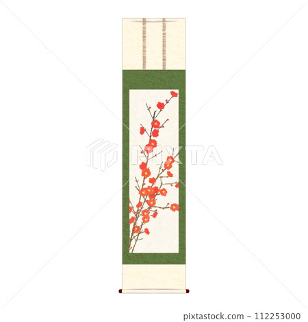 Red wax plum hanging scroll Red wax plum hanging scroll 112253000