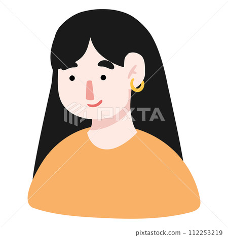 child with a smile cute illustration 112253219