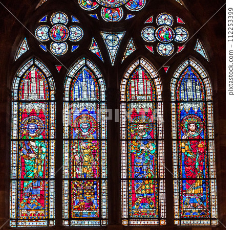 Cathedral of Strasbourg, France, interiors Cathedral of Strasbourg, France, interiors 112253399