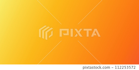 Yellow-orange gradient. Rectangular wide bright background. Warm washed out shade for summer banner 112253572
