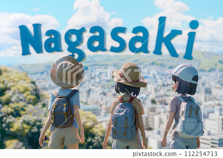 NAGASAKI's letters and girls' trip "AI generated images" 112254713