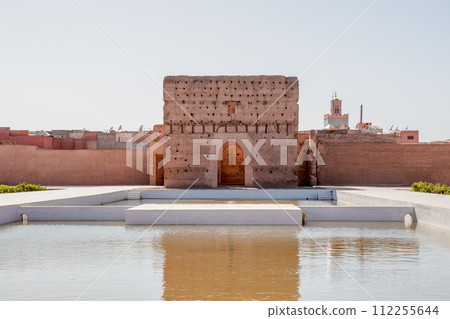 Ruins of El Badi Palace on a summer day Ruins of El Badi Palace on a summer day 112255644