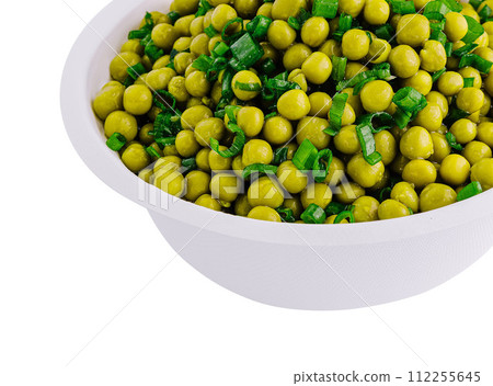 salad peas with green on bowl salad peas with green on bowl 112255645