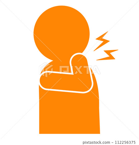 頸痛、肩痛、整骨診所、整骨診所、針灸診所、象形圖 頸痛、肩痛、整骨診所、整骨診所、針灸診所、象形圖 112256375