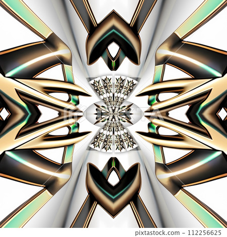 3D render of metallic seamless pattern background tile 3D render of metallic seamless pattern background tile 112256625