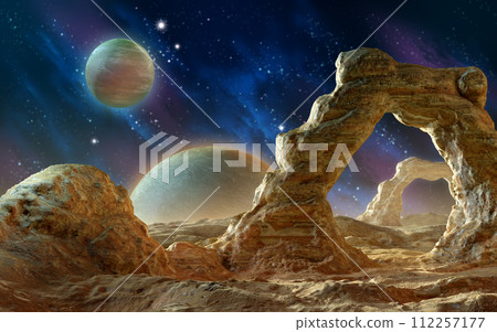 Alien landscape Alien landscape 112257177