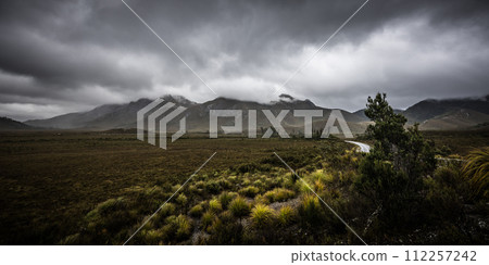 Gordon River Road Landscape in Tasmania Australia Gordon River Road Landscape in Tasmania Australia 112257242