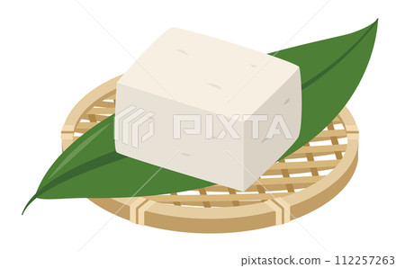 Vector illustration of delicious Okinawan island tofu Vector illustration of delicious Okinawan island tofu 112257263