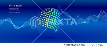 geometry abstract striped line halftone background 112257362