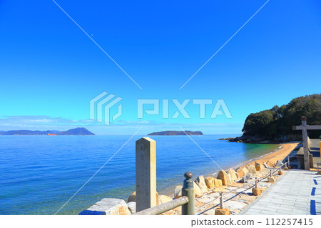 Cape Takei Kannon, northernmost tip of Shikoku, Kagawa Prefecture Cape Takei Kannon, northernmost tip of Shikoku, Kagawa Prefecture 112257415