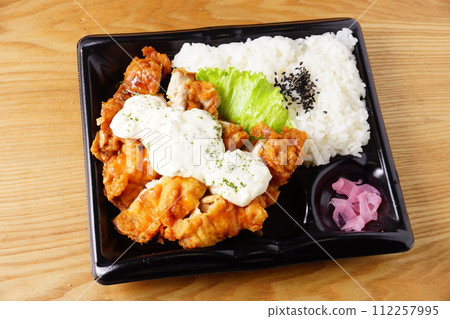 Tartare chicken nanban bento 112257995