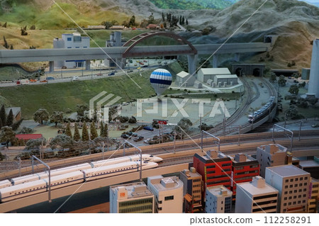 Railway model at the Maglev and Railway Hall Railway model at the Maglev and Railway Hall 112258291