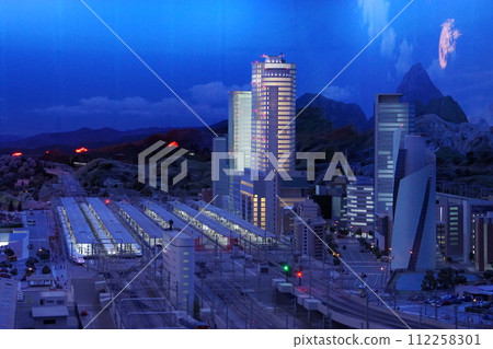 Railway model at the Maglev and Railway Hall 112258301