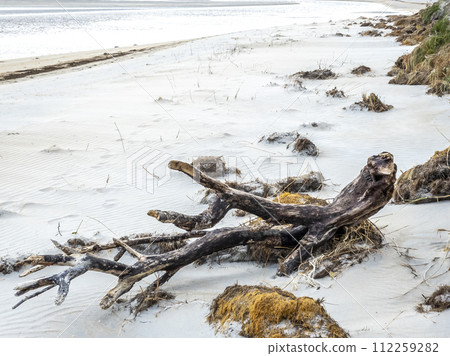 Sand storm at Dooey beach by Lettermacaward in County Donegal - Ireland 112259282