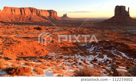 Desolate and Barren Monument Valley Arizona USA Navajo Nation 112259802