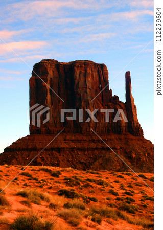 Desolate and Barren Monument Valley Arizona USA Navajo Nation 112259804