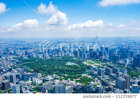 東京市中心航拍照片 東京市中心航拍照片 112259877